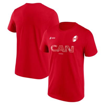 Fan-T-Shirt mit Grafik zur Rugby-Weltmeisterschaft 2025 für Damen – Kanada Image