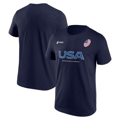 Fan-T-Shirt mit Grafik zur Rugby-Weltmeisterschaft 2025 für Damen – USA Image