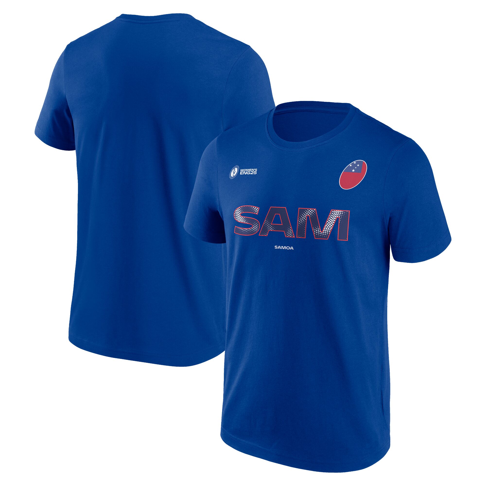 Fan-T-Shirt mit Rugby-Weltmeisterschaft 2025 – Samoa Image