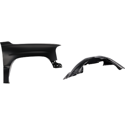 JC Whitney Fender Steel Primed, Front, Passenger Side, 1-year unlimited-mileage warranty KIT-032725-16