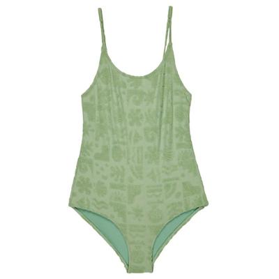 Roxy - Girl's Beach Check One Piece - Badeanzug Gr 12 Years grün Image