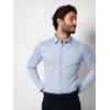 Langarmhemd DESOTO "Casual Kent 1/1", Herren, Gr. M, N-Gr, light blau piqué, Jersey, Obermaterial: 100% Baumwolle, unifarben, casual, slim fit normal, Rundhals, Langarm Raglanärmel,Ärmel mit Ärmelschlitz 1-Knopf-Manschette mit Schlitz, Hemden, Mit...