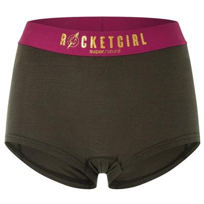 super.natural - Women's Rocket175 Boyfriend Hipster - Merinounterwäsche Gr XS oliv Image