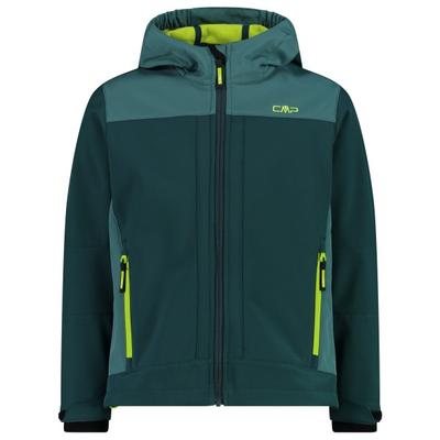 CMP - Boy's Jacket Fix Hood Softshell - Softshelljacke Gr 92 blau