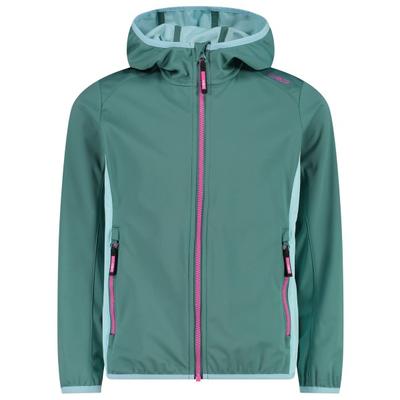 CMP - Girl's Jacket Fix Hood Light Softshell - Softshelljacke Gr 98 türkis Image