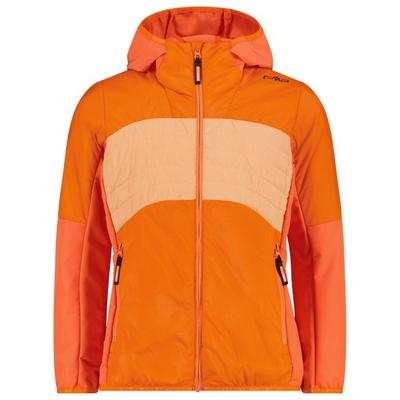 CMP - Girl's Hybrid Jacket Fix Hood - Kunstfaserjacke Gr 104 orange Image