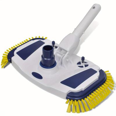 TEMU Gecheer Poolsauger-bürste - Plastic Pool Dust Cleaner Brush With Long Handle, With Yellow Bristles, Ideal For Efficient Cleaning Image