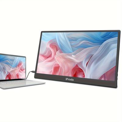 "TEMU 120hz Portable Monitor, "1080p Fhd Gaming Screen, Suitable For Laptops, Ps5/4, Pc Second Monitor" Image