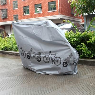 TEMU All- Pe Bicycle Cover, , Durable Nylon Outdoor Storage For Cycling Gear - Gray Image