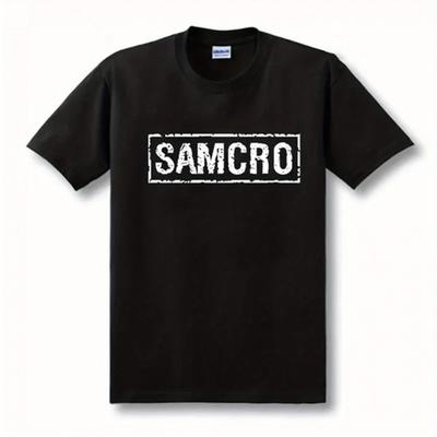 TEMU Men's Oversized Graphic T-shirt - 100% Cotton With Distressed Print, Hip-hop Rock Style, Regular Fit Short Sleeve, 180gsm Machine Washable Black Top, T-shirt Stylish Image
