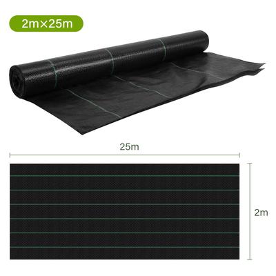 TEMU Barrier Landscape Fabric 1 Roll – Black Block For Garden, Lawn, Vegetable/planting Beds, Control Fabric, , Permeable Image