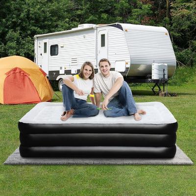 TEMU Self-inflating Air Bed, Inflatable Guest Bed Mattress, Air Mattress With Bag, For Camping Or Home Use, 190 X 100 X 46 Cm/200 X 152 X 46 Cm Image