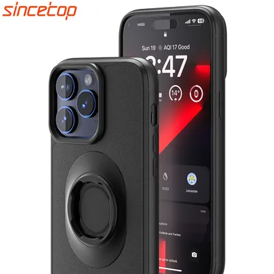 Cycling Holder Case For iPhone 17 16 15 14 13 12 11 8 X Pro Max Plus SE Mini Lock-in Design Cover Fit Quad-style Bike/Moto Mount