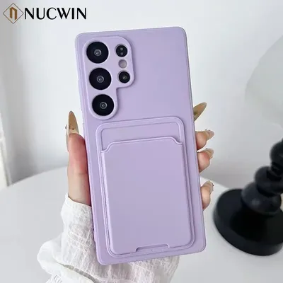 Luxury Card Bag Wallet Case for Samsung Galaxy S25Ultra S24 23 22 Ultra Plus S24FE 20 21 NOTE10