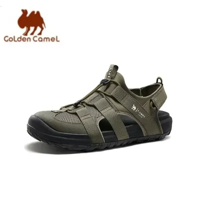 GOLDEN CAMEL Men's Shoes 2025 Summer Sandal Breathable Baotou Urban Sports Outdoor Hiking Beach