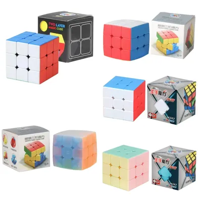 Sengso Heißer Verkauf Spielzeug Brot Bunte Serie Stickerless Zauberwürfel für Kinder Pädagogische Image
