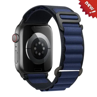 Alpine-Armbänder für Apple Watch Ultra 2 Band 49 mm 44 mm 45 mm 40 mm 38 mm 41 mm Nylonarmband Image