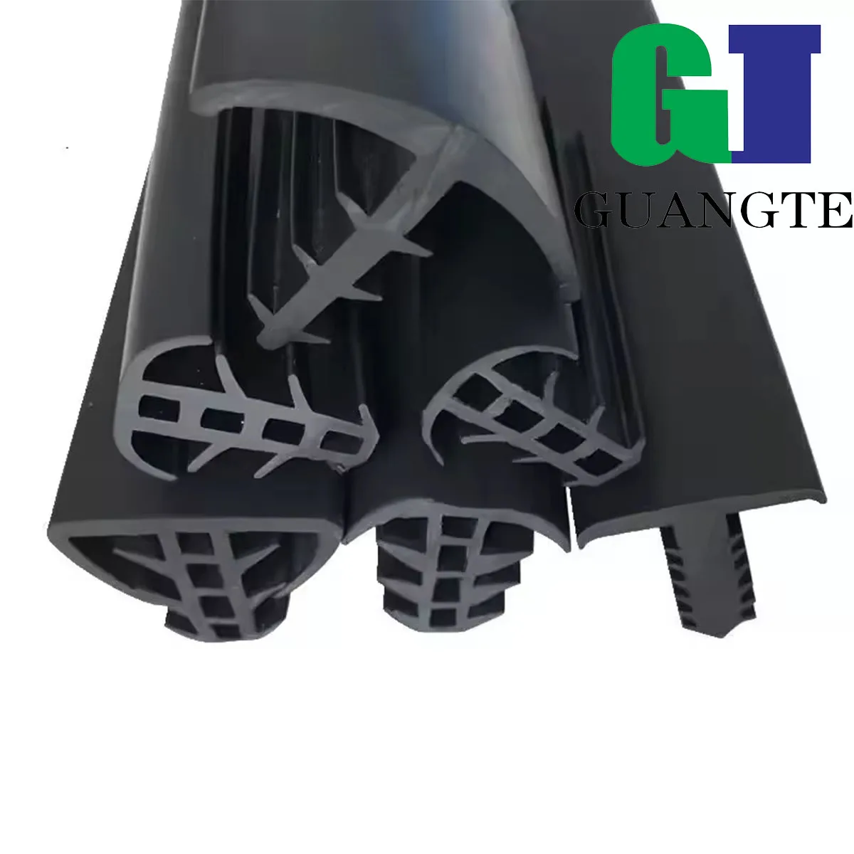 5M T-förmiger Epdm PVC TPE Extrusions-Gummi-Dichtungsstreifen für Solar-Photovoltaik-Halterung, Metallkabel, Grabenabdeckung, monokristallin Image