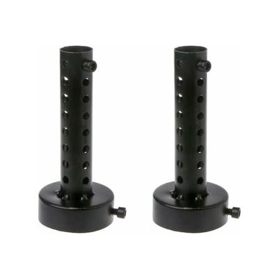 Ahlsen - Motorrad-Auspuffschalldämpfer, 60 mm, Schwarz, 2 Stück, universell für Image