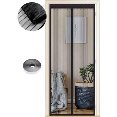 Jn.songs - Magnet Fliegengitter tür Insektenschutz, Spitze Insektenschutz Balkontür mit Klebeband, Image