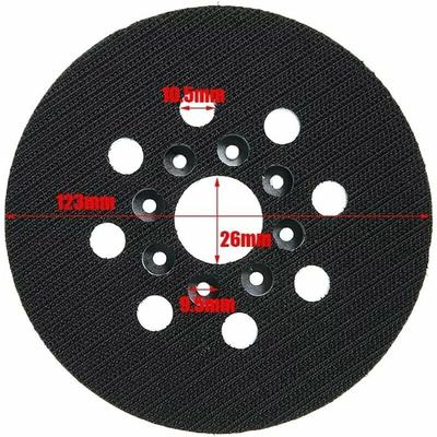 2er-Pack 5-Zoll-8-Loch-Ersatzschleifpads, kompatibel mit Bosch gex 125-1 ae, pex 220 a, pex 220 ae Image