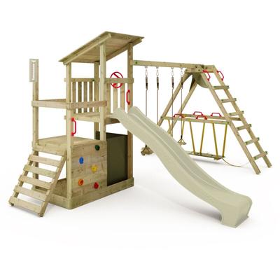 Spielturm Klettergerüst FruityForest mit SurfSwing & Rutsche, Kletterturm mit Sandkasten, Leiter & Image
