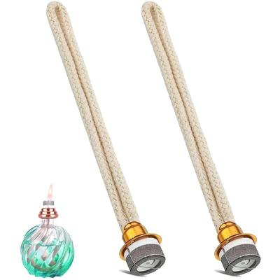 2 Stück Dochte für Öllampen, 18 mm, Ersatzdocht für Aromatherapielampen, langlebiger und sicherer Image