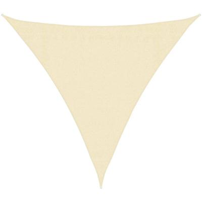 Sonnensegel hdpe Dreieckig 3,6x3,6x3,6 m Creme Vidaxl Image