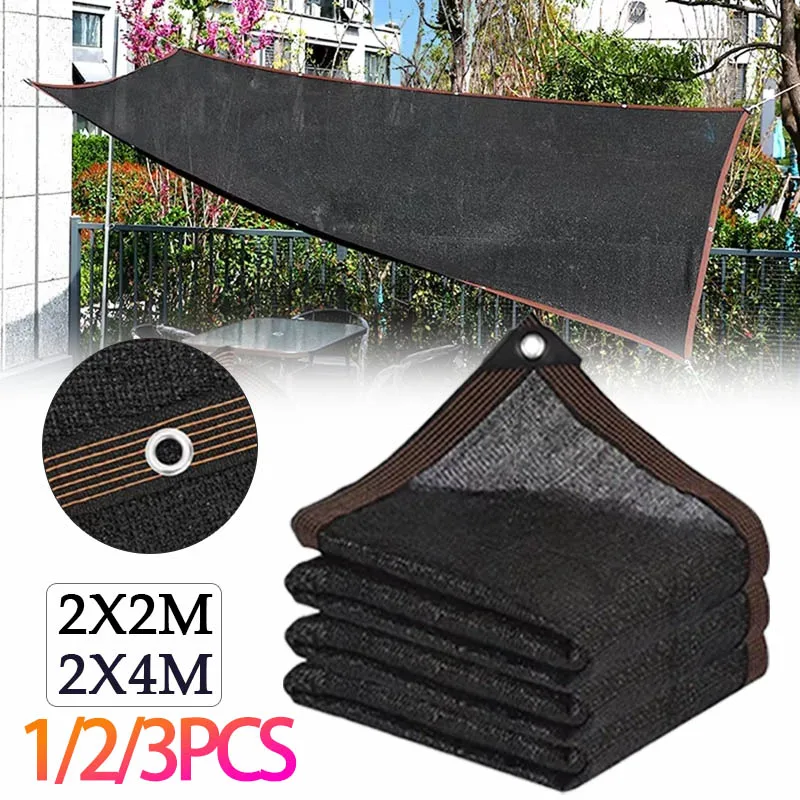 2 x 2 m, 2 x 4 m, Sonnenschutznetz, 90 % Sonnenschutznetz für Sommergarten, Sonnensegel für Pflanzen, Outdoor-Sonnennetz, Abdeckung, Sonnenschutz, Tücher Image