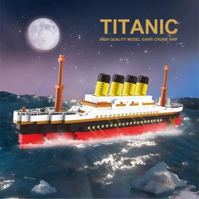 Erwachsene Titanic Micro Bausteine Spielzeug Kreative Konstruktor Set Kinder Montage Pädagogisches DIY Ziegel Desktop Dekoration Geschenke Image
