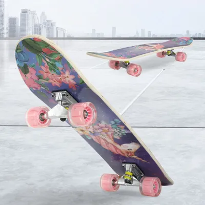 Vierrädriger Pedal-Scooter, Anfänger, Kinder im Alter von 6 bis 12 Jahren, Teenager, Anfänger, Image