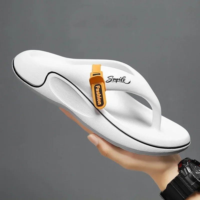 Sommer Männer Flip-Flops Weiche Sohle EVA Strand Hausschuhe für Männer Outdoor Plattform Casual Schuhe Hause Nicht-slip Bad rutschen Schuhe