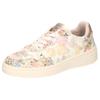 Sneaker MUSTANG SHOES, Damen, Gr. 39, bunt, Lederimitat, geblümt, casual, Schuhe, Pride Sneaker, Schnürschuh mit bunten Metallic-Besätzen