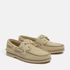 Bootsschuh TIMBERLAND "CLASSIC BOAT BOAT SHOE", Gr. 41, ltgrn suedewbei, Leder, sportlich, Schuhe