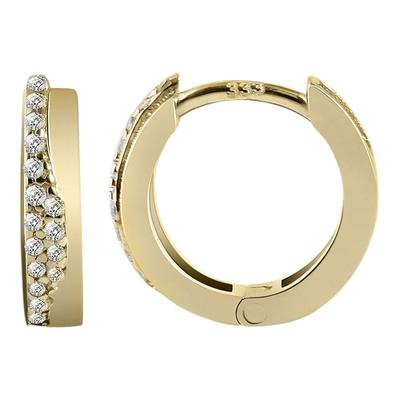 Paar Creolen ADELIA´S, gold, Ohrringe, Damen, Damen, Gelbgold 333 Image