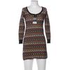 M Missoni Damen Kleid, Gr. 40, mehrfarbig, kein Etikett