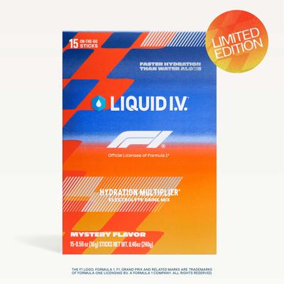 Liquid I.V.® F1® Hydration Multiplier® Mango (15 Pack) - Limited Time Offer - Hydrating Powdered Electrolyte Drink Mix Packets
