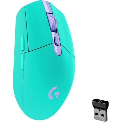 Logitech G305 Lightspeed Wireless Gaming Mouse - Optical - Wireless - 2.40 Ghz - Mint - Usb Type A - 12000 Dpi - 6 Programmable Button(S)