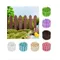Mini clôture, décoration de jardin et de bonsaï, clôture de jardin de conte de fées, décoration en