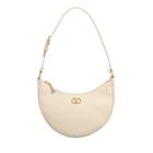 Valentino Garavani Pochettes - Mini Hobo Bag - Gr. unisize - in Creme - für Damen - aus Leder & Leder & Leder