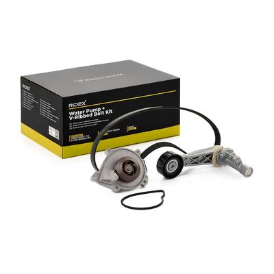 RIDEX Wasserpumpe + Keilrippenriemensatz PEUGEOT,CITROËN,MINI 4172P0036 11517550484,5750RG,5751E7 5751G9,9801573380,11518604888,11517648827,1201H8 Image