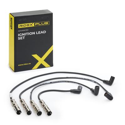 RIDEX PLUS Zündkabelsatz VW,AUDI,SKODA 685I0104P 06A905409L,06A905409E,06B905431A Zündleitungssatz 06B905433A,06B905437A,06A905409M,06A905409F Image