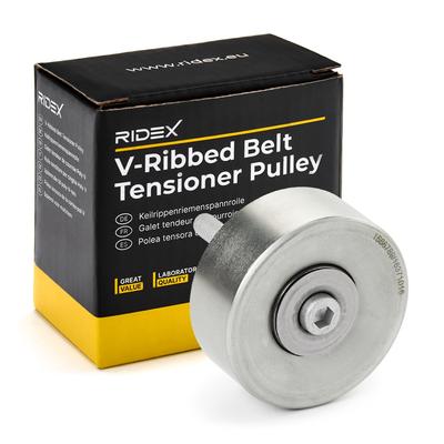 RIDEX Spannrolle VW,AUDI,PORSCHE 310T0465 06E903341E,06E903341H,95810211800 Spannrolle, Keilrippenriemen 95810211801 Image