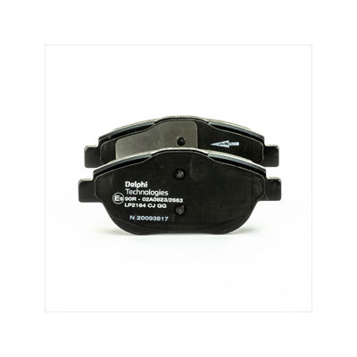 DELPHI Bremsbelagsatz OPEL,PEUGEOT,CITROËN LP2164 1684909680,425431,1617293780 1647863580,3649095,1611837880,1613192580,1617275680,9862568880 Image