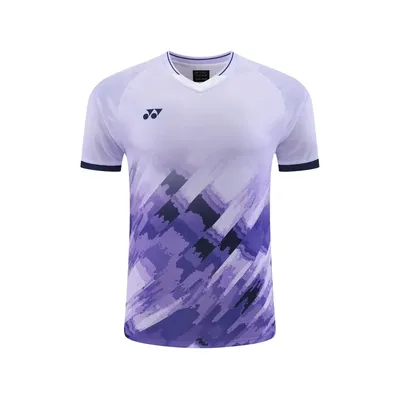 YONEX 2025 New Badminton Competition Uniforms Men's and Women's Fly-sleeved Tops Quick-drying