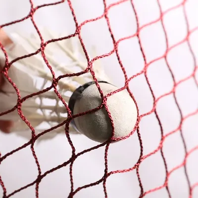 New Professional 6.1mX0.75m Sport Training Standard Volleyball Badminton Tennis Net Red Badminton