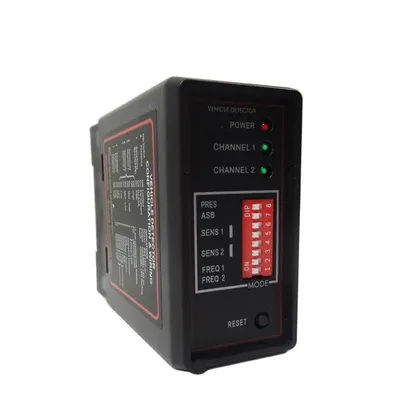220V Double Channel Induction Vehicle Loop Detector Obstacle Barrier Sense Radar Sensor for Car