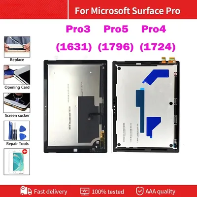 Solve pro4 flicker-free problem for Microsoft Surface Pro4 1724 LCD display touch screen digitizer