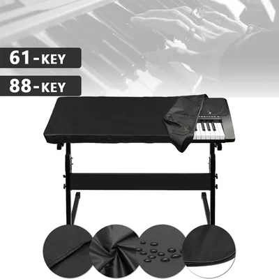 61 / 88 Keys Piano Keyboard Dust Cover Dustproof Waterproof Keyboard Cover Foldable Easy to Clean