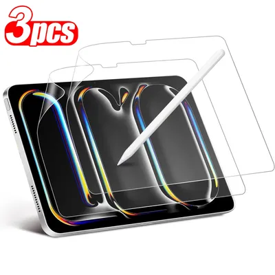 3pcs Matte Screen Protector For iPad Pro 11 13 2024 Air 2 3 4 5 mini 6 7th 8th 9th 10th Write On